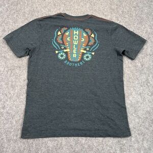 Howler Brothers Bros Charcoal Heather Gator Chomp T-Shirt‎ Men's Size Small